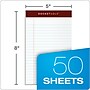 Tops Docket Gold Notepads, 5" x 8", White, 50 Sheets/Pad, 12 Pads/Pack (63910)~#|#~sp83720067_sc7