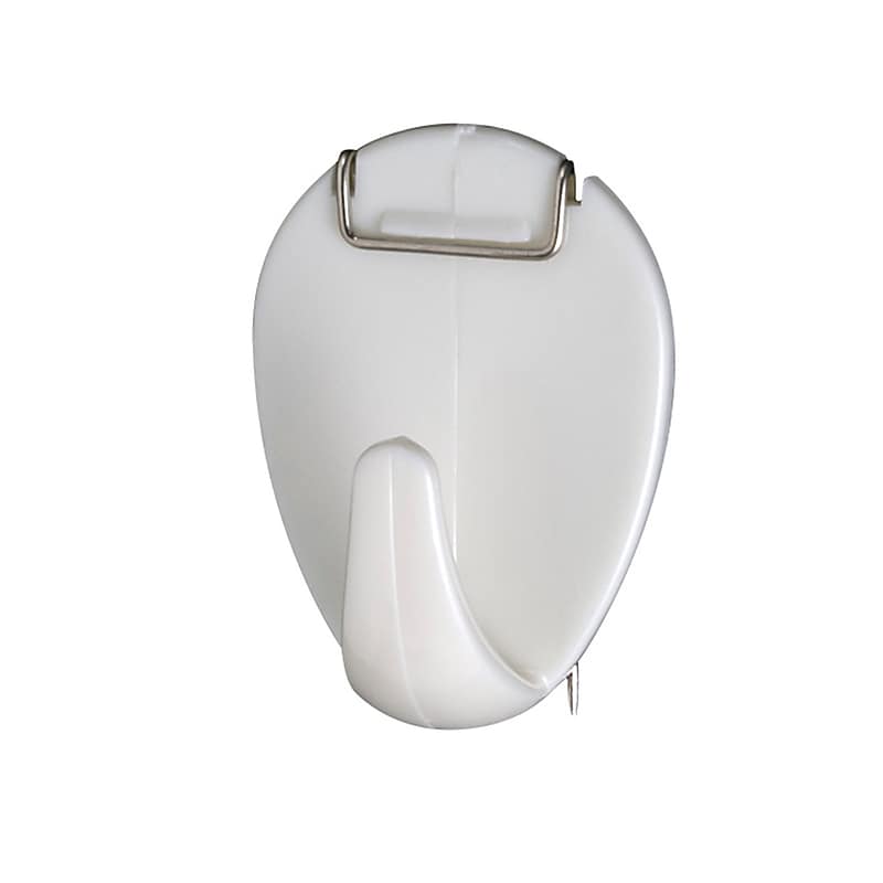 Staples Cubicle Hook, White, 5/Pack (44437) image 1