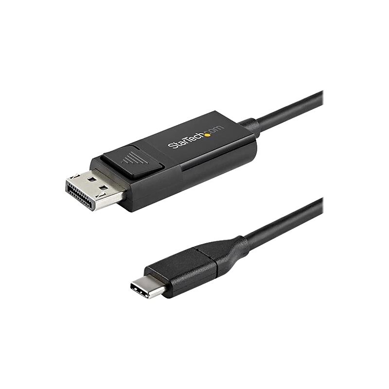 StarTech CDP2DP1MBD 3.3' DisplayPort Audio/Video Cable, Black image 1