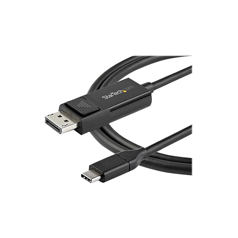 StarTech CDP2DP2MBD 6.56' DisplayPort Audio/Video Cable, Black image 1