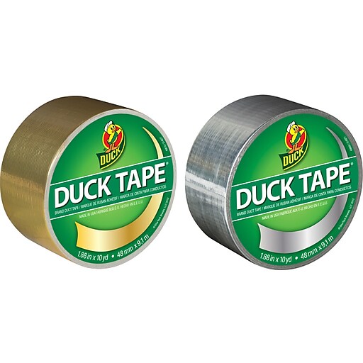 Duct Tape Professional Grade 1.88 Inch Wide x 60 Yard Long Made in the USA Brixwell 2 Rolls 