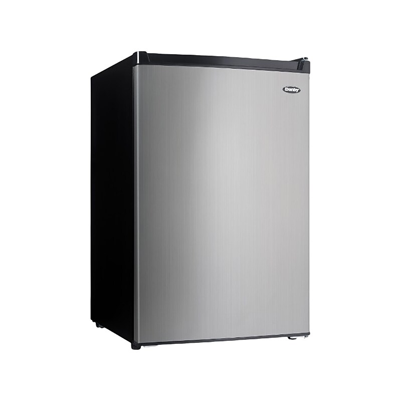 Danby 4.5 Cu. Ft. Refrigerator w/Freezer, Stainless Steel (DCR045B1BSLDB-3) image 1