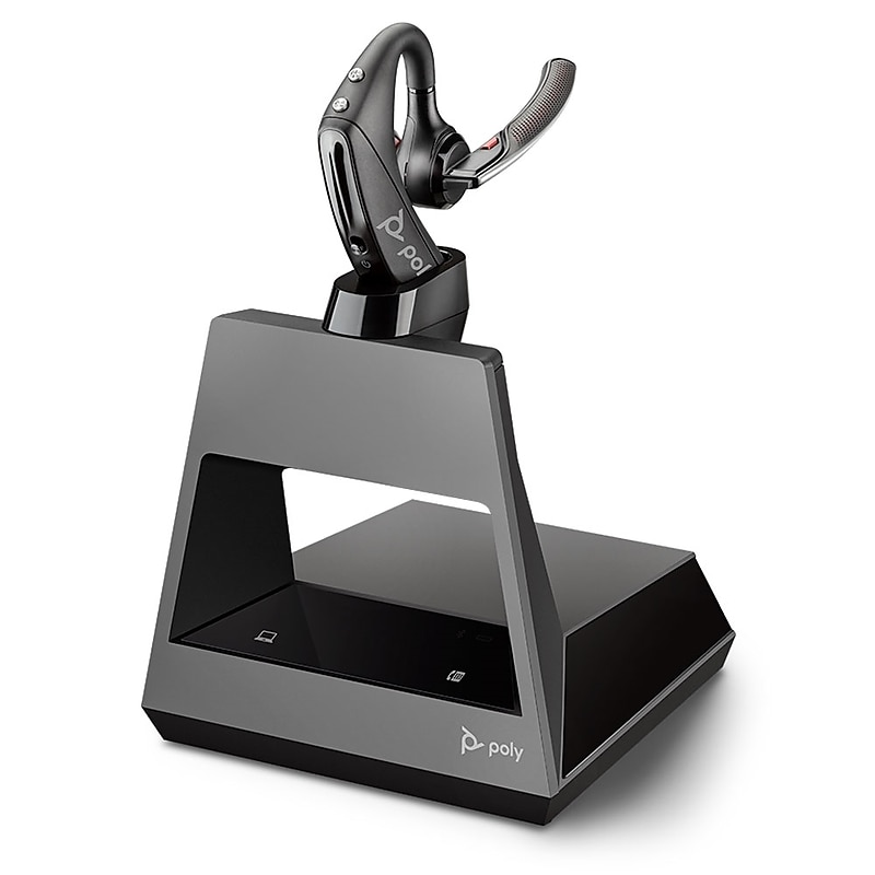 Poly Voyager 5200 Office Over-the-Ear Bluetooth Headset, Black (7D793AA#ABA) image 1