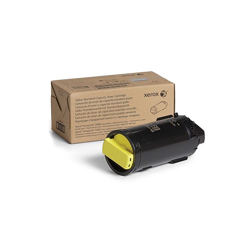 Xerox 106R03898 Yellow Standard Yield Toner Cartridge image 1