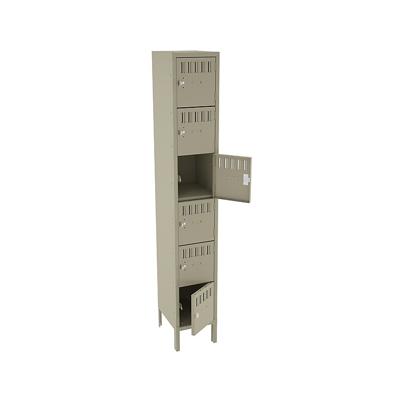 Tennsco 78" 6-Tier Sand Storage Locker (BS6-121512-1-SND) image 1