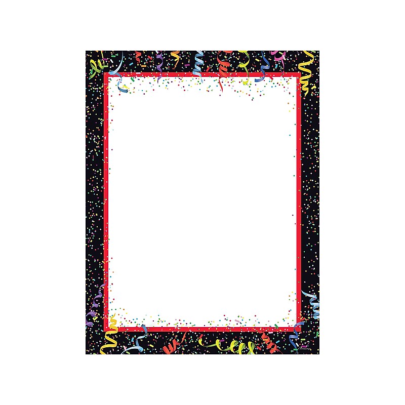 Great Papers! Party Down Birthday Letterhead, 80/Pack (2020018) image 1