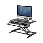 Fellowes Lotus LT 32"W Manual Adjustable Standing Desk Converter, Black (8215001)~#|#~sp84425475_sc7