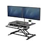 Fellowes Lotus LT 32"W Manual Adjustable Standing Desk Converter, Black (8215001)~#|#~sp84425476_sc7