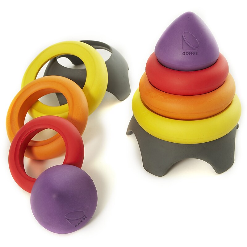 Winther GONGE Clown's Hat Plastic Balancing Toy, Multicolored, 5-Piece Set (WING2127) image 1