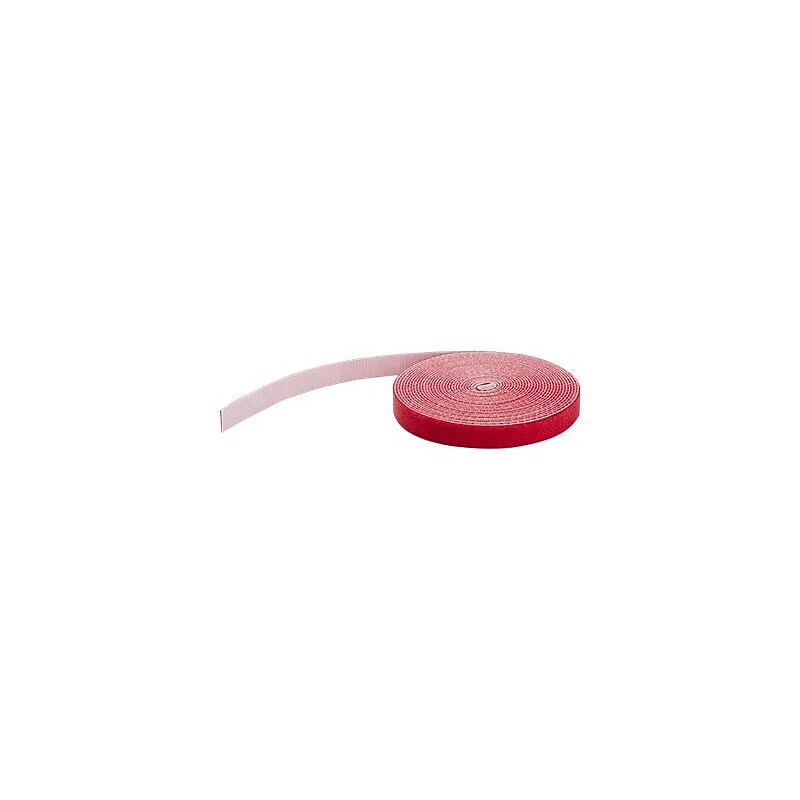 StarTech 50ft. Hook and Loop Roll - Red - Cable Management, 600" (HKLP50RD) image 1