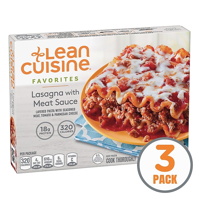 Lean Cuisine Favorites Meat Lasagna, 3/Pack (903-00127) | Staples