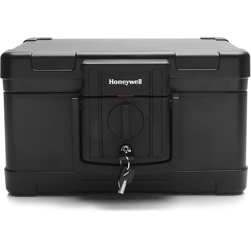 Honeywell Waterproof and Fire Document Black Steel Safe, 0.15 cu. ft. (1532) image 1