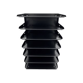 Huron 8-Compartment Steel File Organizer, Black (HASZ0146) | Staples
