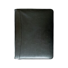 ROOTS 73 Executive Padfolio with Zipper Closure, Black (RQ7911