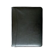 Padfolio Organizer PU Leather Portfolio Folder Zippered BinderCard Holder 