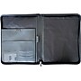 Rogue Wallet Leather Portfolio Case with Zipper Closure, Black (black zippered)~#|#~sp84911317_sc7