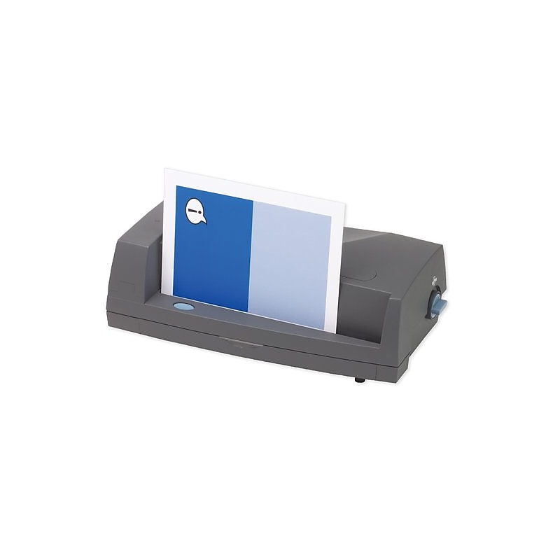 GBC Electric Desktop Adjustable Hole Punch, 24 Sheet Capacity, Gray (GBC7704270) image 1