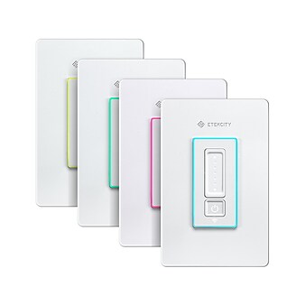 ETEKCITY Smart Dimmer Switch, White 4/Pack (EDESSSECSUS0002)