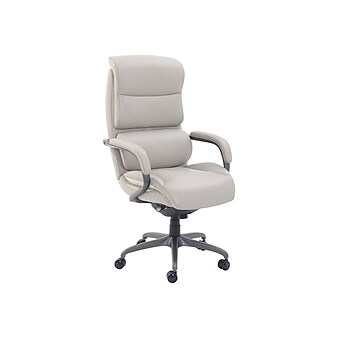 La-Z-Boy Aberdeen Bonded Leather Executive Chair, Beige (LF51122)