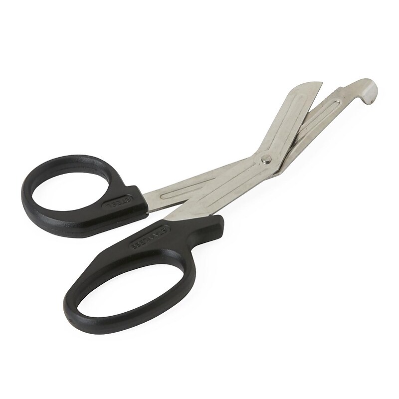 Medline Nonsterile Lister Bandage Scissors with Plastic Handles, 5.5", 12/Box (MDS10479) image 1