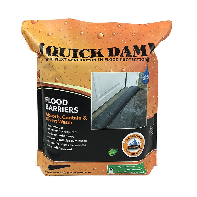 Quick Dam™ Flood Barriers 3.5" x 10' (120") (QD610-1) image 1