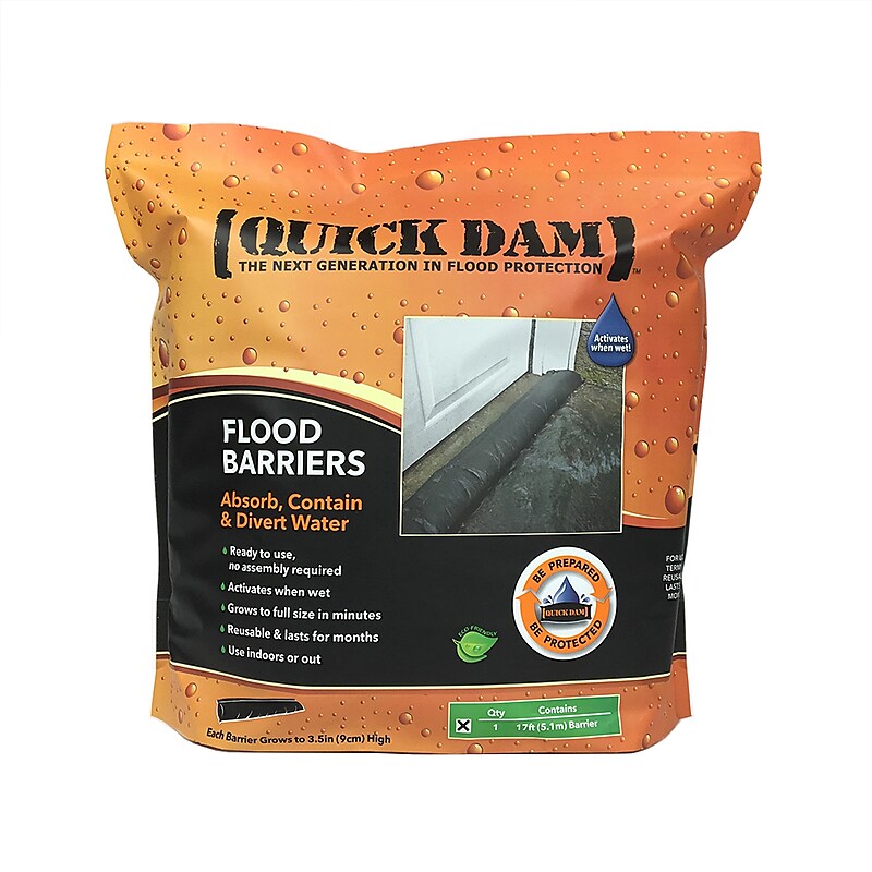 Quick Dam™ Flood Barriers 3.5" x 17' (204") (QD617-1) image 1