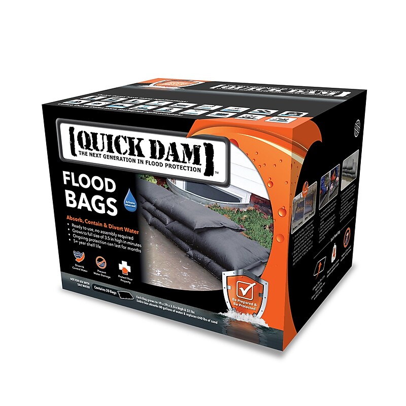 Quick Dam™ Flood Bags 12" x 24", 20/Box image 1