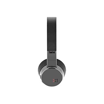 Lenovo ThinkPad X1 Wireless Bluetooth Headphones, Black (4XD0U47635)