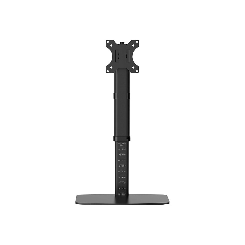 Tripp Lite Single-Display Monitor Stand - Height Adjustable, 17" to 27" Monitors Mount, Up, Black (DDV1727S) image 1