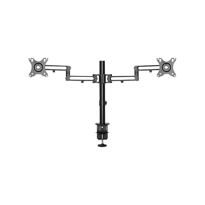 Desk Mount Dual Monitor Arm - Ergonomic VESA Compatible Mount for up to 32 inch Displays - Desk / C-Clamp - Articulating image 1