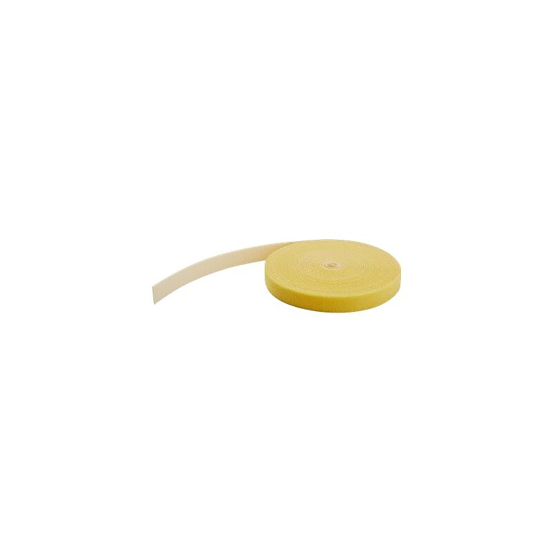 StarTech 25ft. Hook and Loop Roll - Yellow - Cable Management, 300" (HKLP25YW) image 1