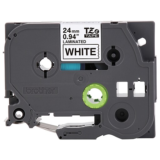 5PK TZ-251 TZe-251 Black on White 1'' Label Tapes For Brother P-Touch 24mm Tapes 