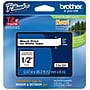 Brother P-touch TZe-231 Laminated Label Maker Tape, 1/2" x 26-2/10', Black On White (TZe-231)~#|#~sp85565405_sc7
