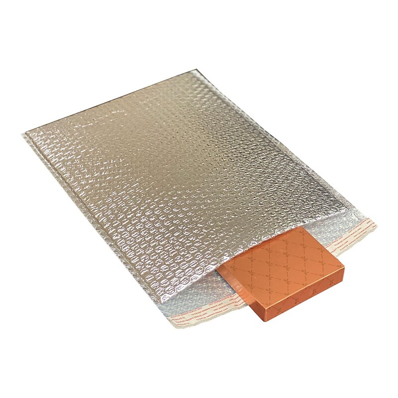 12" x 17" Cool Foil Insulated Self-Sealing Bubble Mailers, 50/Box (MB12X17SS) image 1