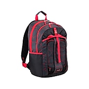 FUEL Deluxe Combo Set Backpack, Geometric, Black/Red/Gray (119074ST-GC1)