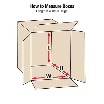 Corrugated Boxes, 6" x 4" x 2", Kraft, 25/Bundle (642)