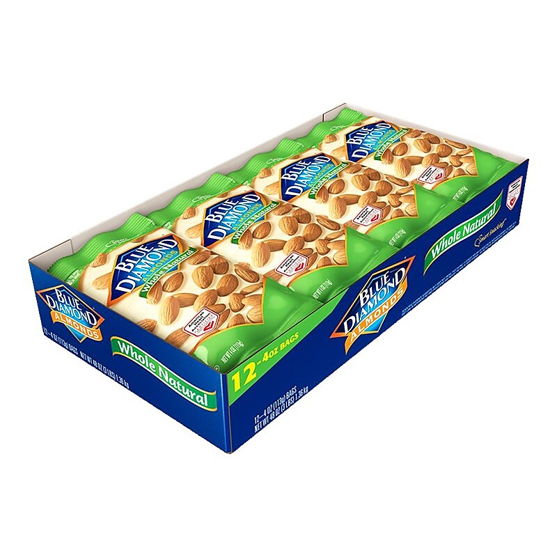 Blue Diamond Almonds, 4 oz., 12 Bags/Pack (BLU11025) image 1