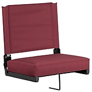 Flash Furniture Game Day Seats by Flash with Ultra-Padded Seat, Maroon (XU-STA-M-GG)