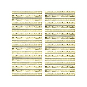 Westcott® 12" Wood Ruler, Brown, 36/Box (17724)
