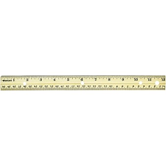 Westcott® 12" Wood Ruler, Brown, 36/Box (17724)