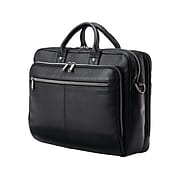 Samsonite Classic Leather Top Loading Briefcase, Black (126039-1041)