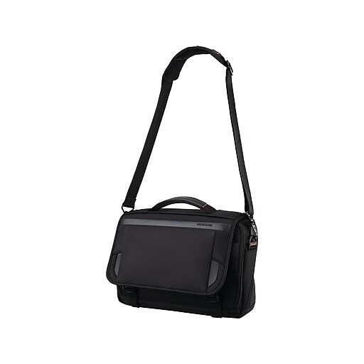Samsonite Pro Nylon Business Messenger Bag, Black (1263601041) Staples