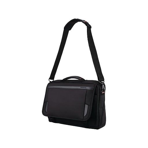 Samsonite Pro Nylon Business Messenger Bag, Black (126361-1041) | Staples