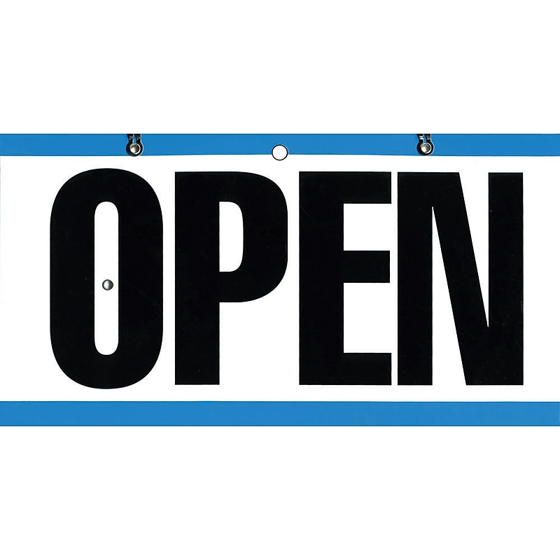 Cosco Open/Closed Outdoor Sign, 11.6"L x 6"H, Multicolor (098013) image 1