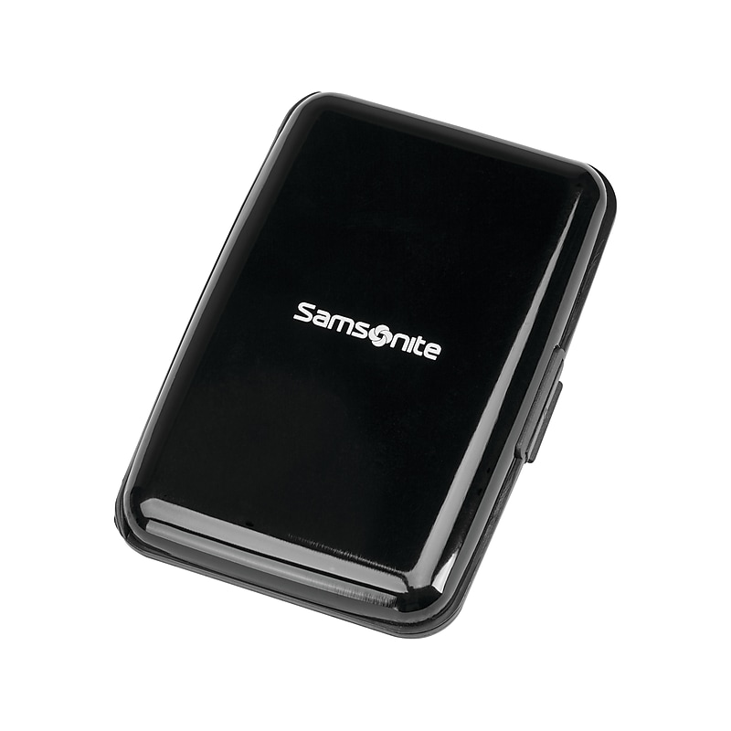 Samsonite RFID Aluminum Travel Wallet, Black (89057-1041) image 1