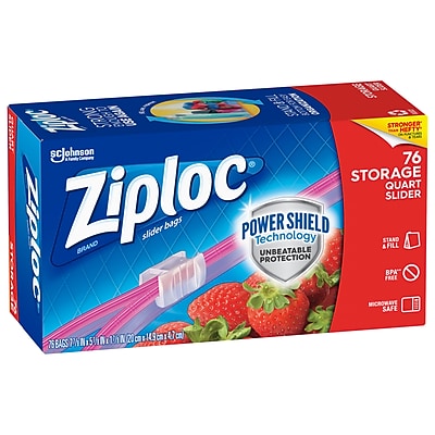 ziploc slider bags