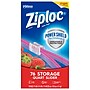 Ziploc Slider Storage Bags, Quart, 76/Carton (316490)~#|#~sp86910669_sc7