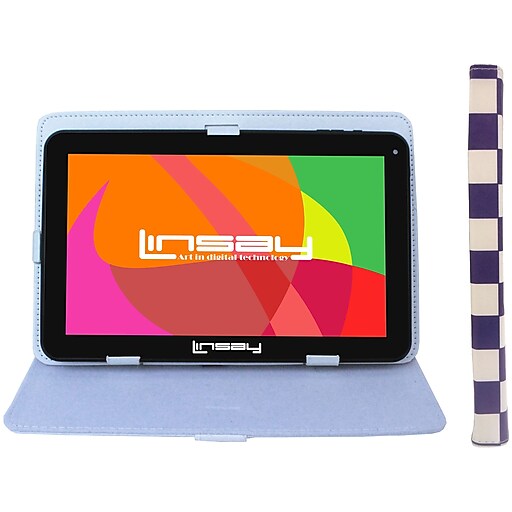 Linsay F10 10.1" Tablet, WiFi, 2GB Android, 16GB Memory, Android OS