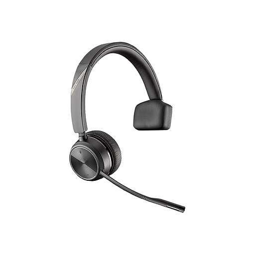 Poly Savi 7210 Office Wireless Mono Headset, OvertheHead, Black