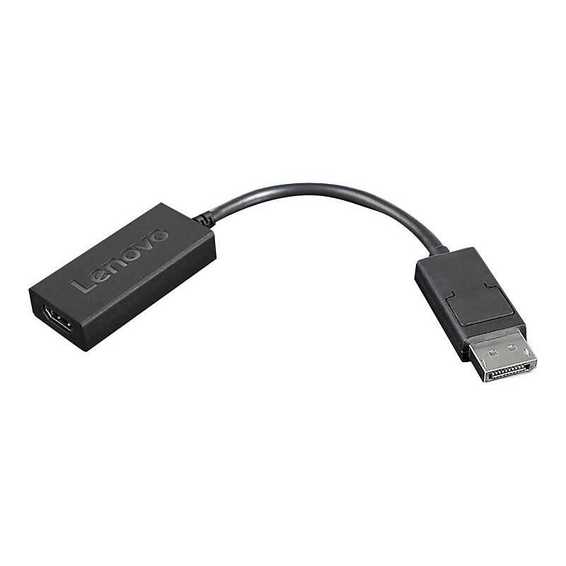Lenovo 4X90R61023 0.74' DisplayPort/HDMI Audio/Video Cable, Black image 1